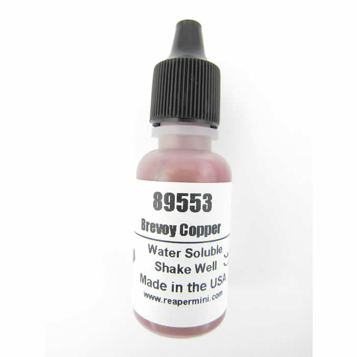 RPR89553 Brevoy Copper Master Series Hobby Paint .5oz Dropper Bottle Main Image