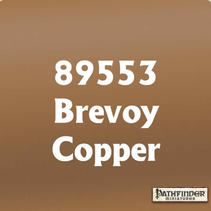 RPR89553 Brevoy Copper Master Series Hobby Paint .5oz Dropper Bottle 2nd Image