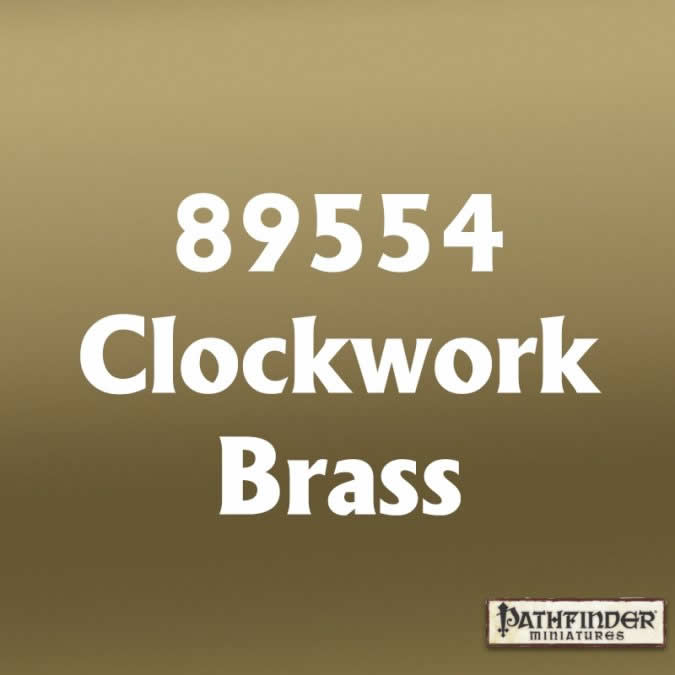 RPR89554 Clockwork Brass Master Series Hobby Paint .5oz Dropper Bottle 2nd Image