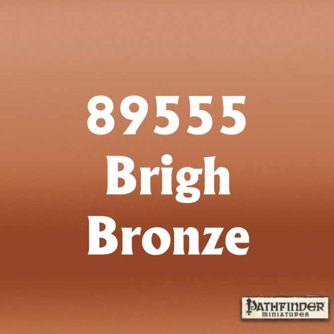 RPR89555 Brigh Bronze Master Series Hobby Paint .5oz Dropper Bottle 2nd Image