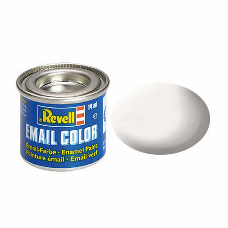 RVP32105 White Matt Enamel Paint 14ml (.47oz) Tinlet Revell Main Image