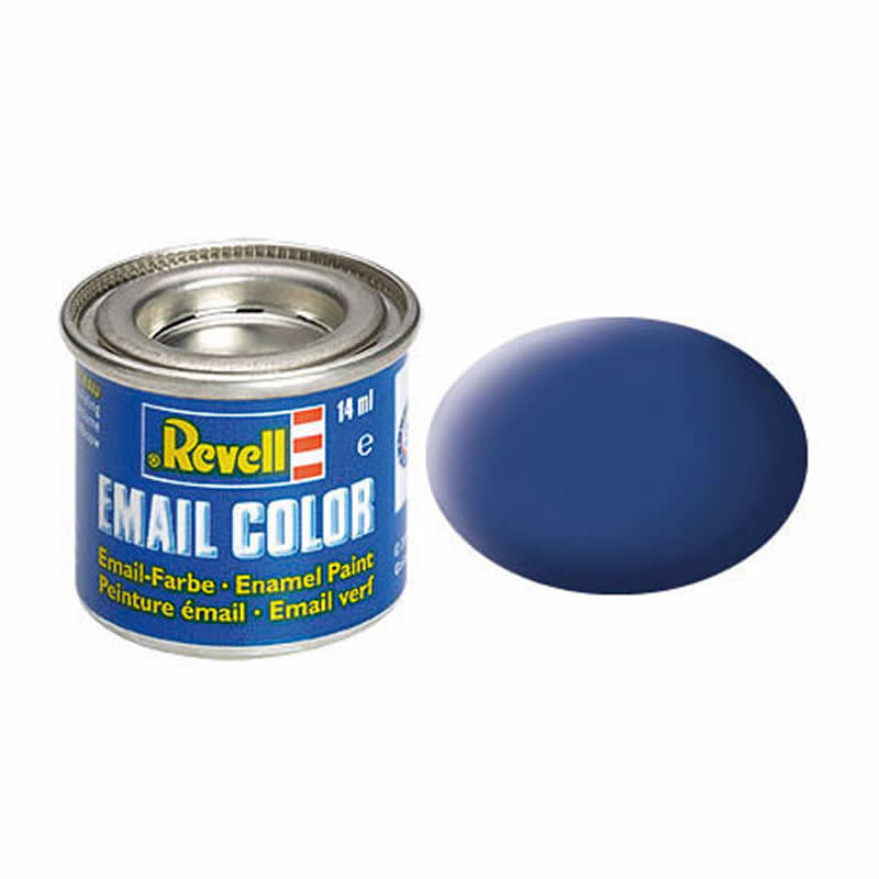 RVP32156 Blue Matt Enamel Paint 14ml (.47oz) Tinlet Revell Main Image