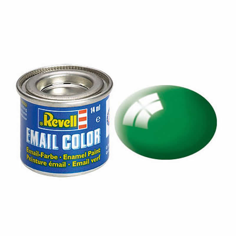 RVP32161 Emerald Green Gloss Enamel Paint 14ml (.47oz) Tinlet Revell Main Image