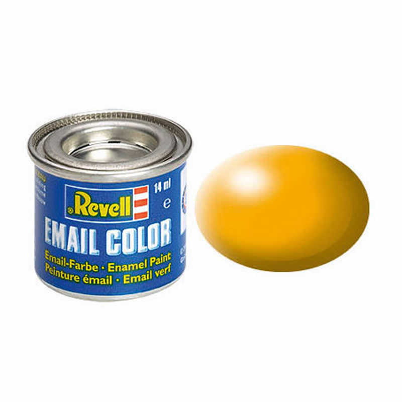 RVP32310 Yellow Silk Enamel Paint 14ml (.47oz) Tinlet Revell Main Image