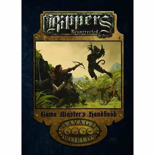 S2P10321LE Rippers Resurrected Game Masters Hand Book Limited Edition Savage Worlds Studio 2 Publishing Main Image