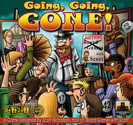 SHG2009 Going, Going, Gone! Board Game Stronghold Games Main Image