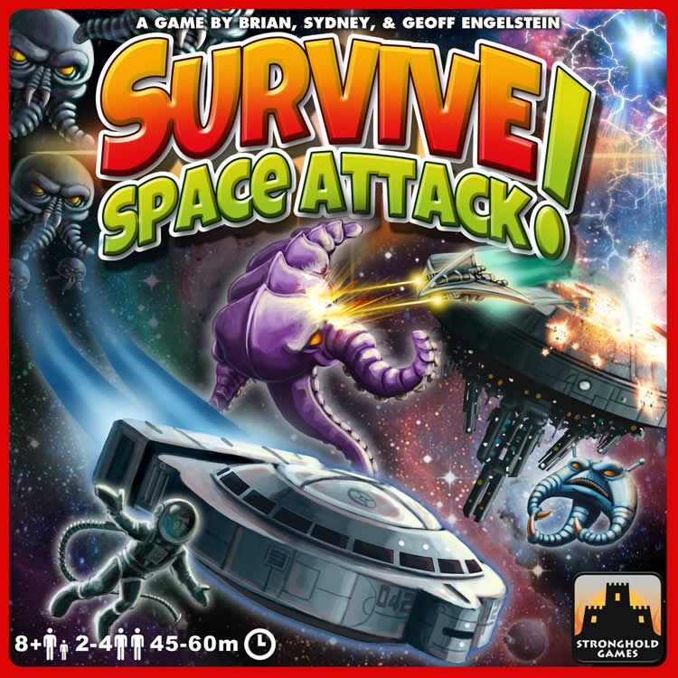 SHG2012 Survive Space Attack! Board Game Stronghold Games Main Image