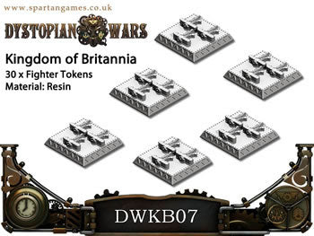 SPGDWKB07 Britannia Fighter Tokens by Spartan Games Main Image