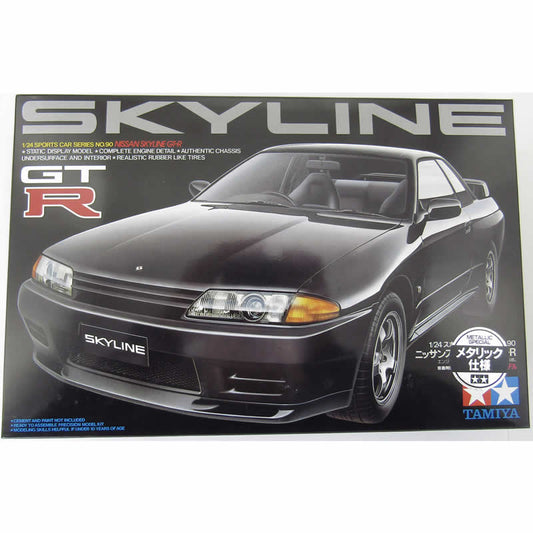 TAM24090-1500 Nissan Skyline Metallic 1/24 Scale Plastic Model Kit Tamiya Main Image