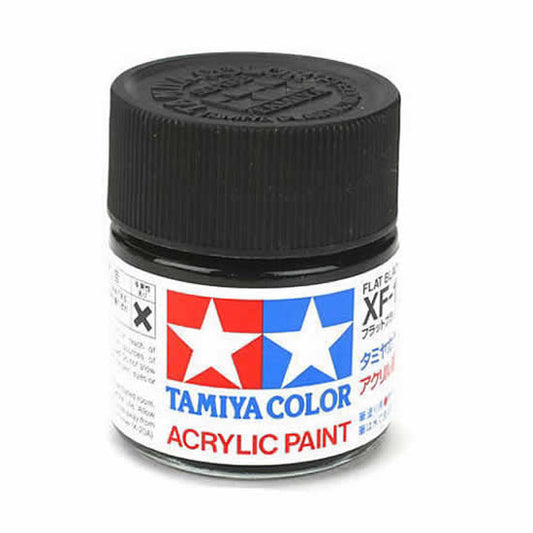 TAM81510 Mini X-10 Gun Metal Gloss Acrylic 10ml (1/3oz) Bottle Hobby Paint Tamiya Main Image
