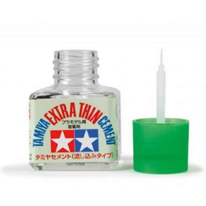 TAM87038 Extra Thin Model Plastic Cement 40ml Bottle Tamiya 2nd Image