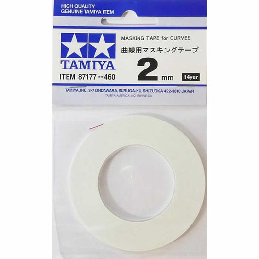 TAM87177 Masking Tape 2mm For Curves Tamiya Main Image