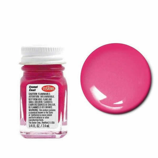 TES1188TT Hot Pink Enamel Paint .25oz Jar Testors Main Image