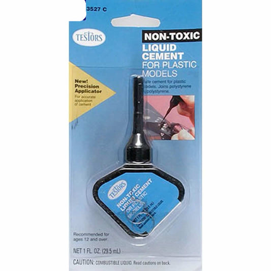 TES3527 Non Toxic Cement 1 Ounce Applicator Bottle Testors Main Image