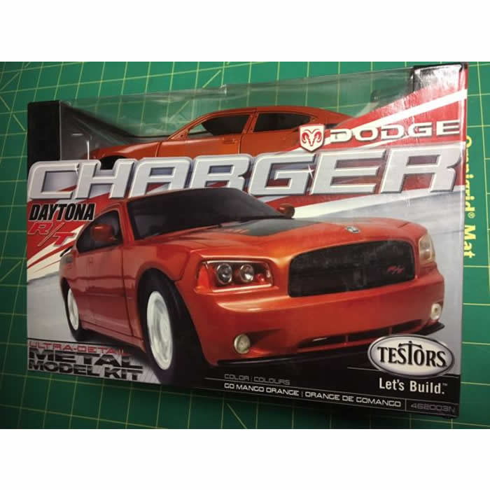 TES462003KIT 2007 Dodge Datona Orange 1/24 Scale Model Kit Main Image