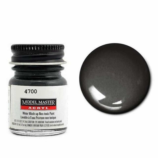 TES4700 Semi Gloss Black .5 Oz Acrylic Paint Model Master Main Image
