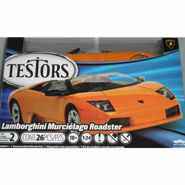 TES640011 Murcielago Roadster Metal Body Building Kit 1/24 Scale Main Image