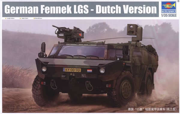 TRP05533 Fennek LGS Dutch Version 1/35 Scale Plastic Model Kit Trumpeter Main Image