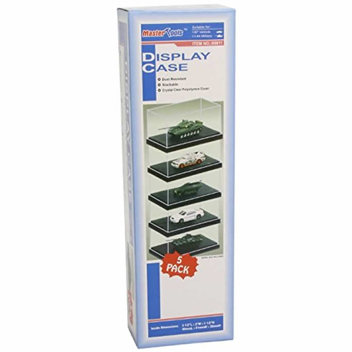 TRP9811 Display Case 5pk 1/87 Scale Vehicles 3.5L x 2W x 1.5H (inches) Trumpeter Main Image
