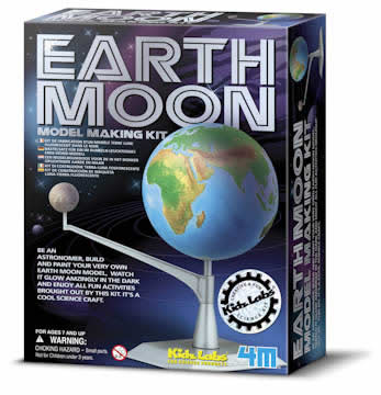 TSM3436 Earth And Moon Model Kit by Toysmith Main Image