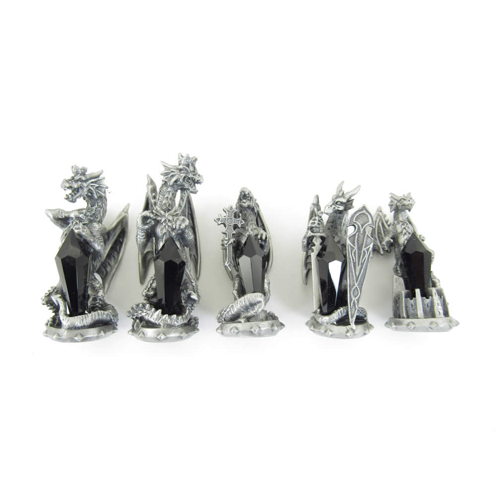 TU4400 Dragons of Light versus Dragons of Darkness Myth and Magic Chess Set 4th Image