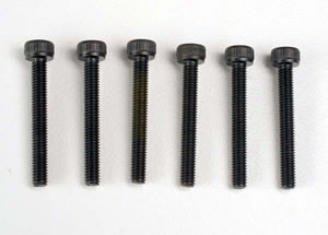 TX2556 Header screws - 3x23mm cap hex screws (6) Main Image