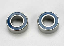 TX5115 Ball bearings - blue rubber shield (5x10x4mm) (2) Main Image