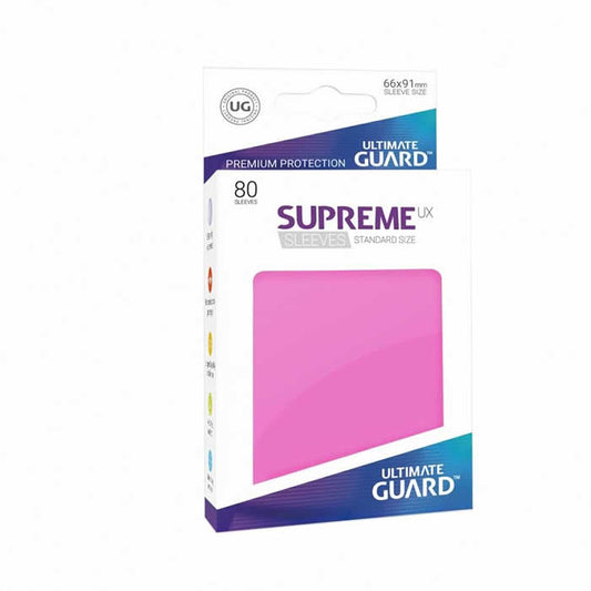 UGDDPR010543 Supreme Ux Standard Pink 66mm x 91mm Pack of 80 Sleeves Main Image