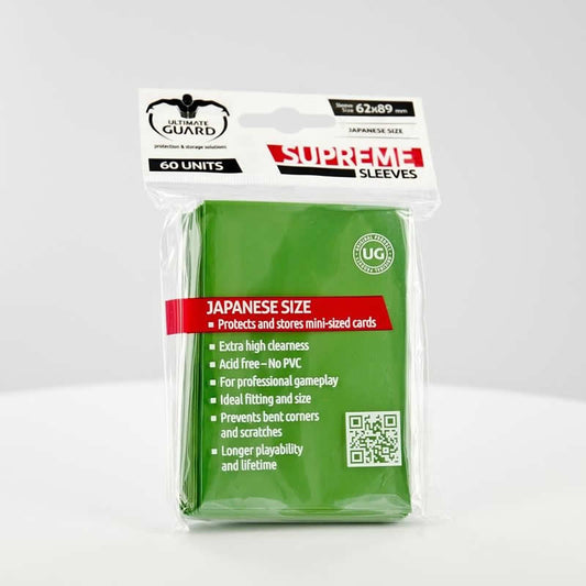 UGDDPS010062 Supreme Soft Japanese Size Green Pack of 60 Sleeves Main Image
