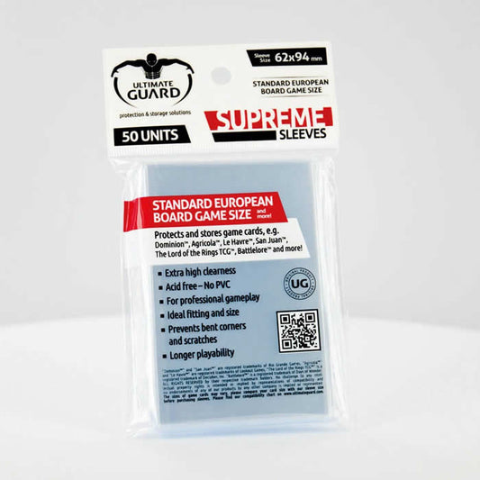 UGDSL010107 Supreme Standard Soft Sleeves Card Protectors Pack of 50 Main Image