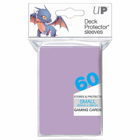 UPR15261 Lilac Small Deck Card Protector Sleeves 62mm x 89mm 60ct Ultra Pro Main Image