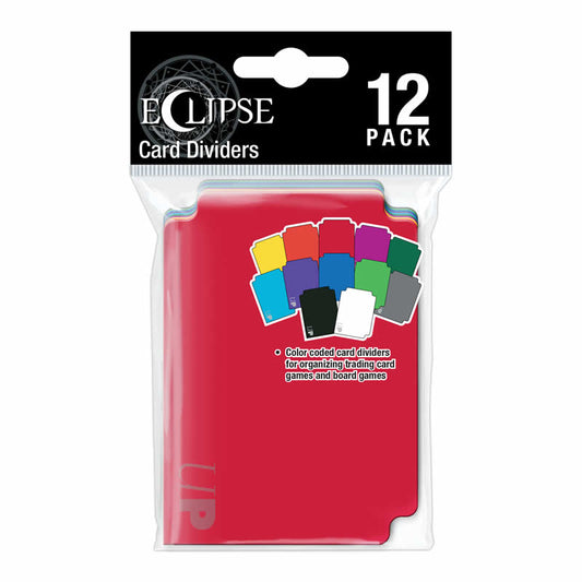 UPR15544 Eclipse Multi Colored Dividers 12 Pack Ultra Pro Main Image