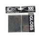 UPR15601 Jet Black Gloss Standard Sleeves 66mm x 91mm 100-sleeves Single Pack Eclipse 3rd Image