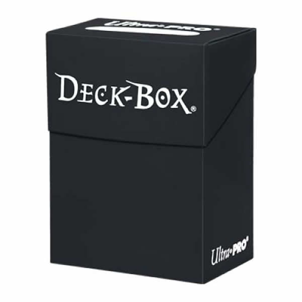 UPR81453 Black Deck Box Holds Up To 80 Cards Ultra Pro Main Image