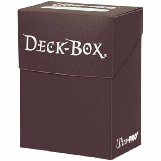 UPR82556 Brown Deck Box With Self Locking Lid Ultra Pro Main Image