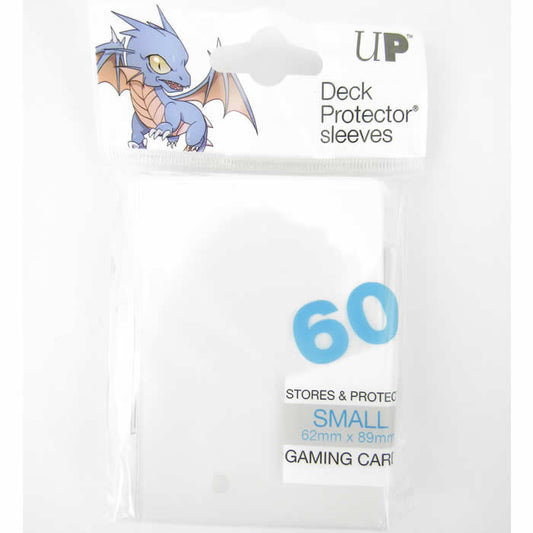 UPR82963 White Small Card Sleeves 60 Count Ultra Pro Main Image