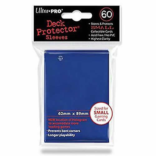 UPR82965 Blue Small Card Sleeves 60 Count Ultra Pro Main Image