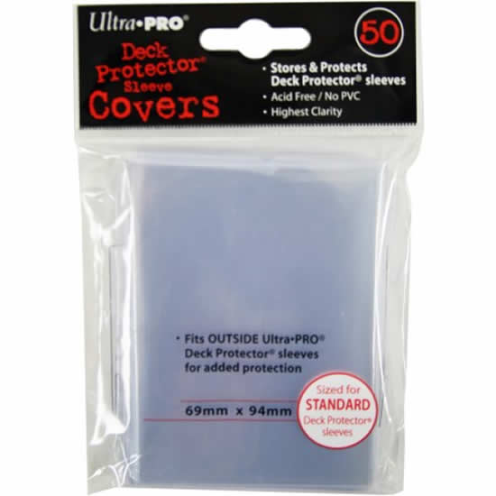 UPR84080 Clear Standard Sleeves 50 Count Ultra Pro Main Image