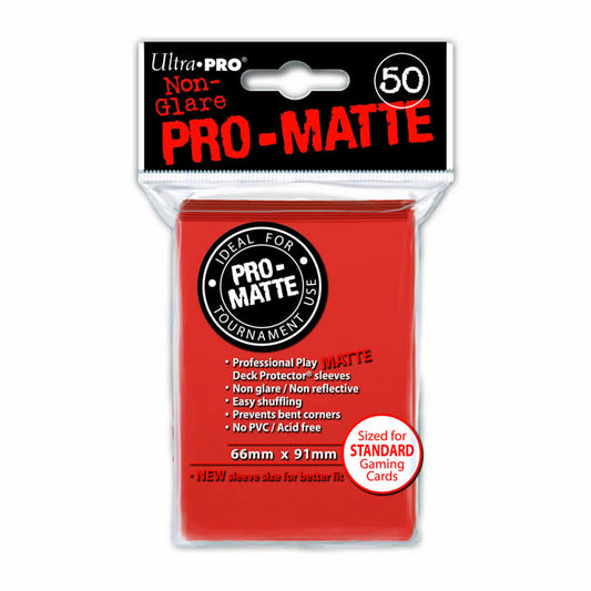 UPR84153 Peach Pro-Matte Standard Card Sleeves 50 Count Main Image