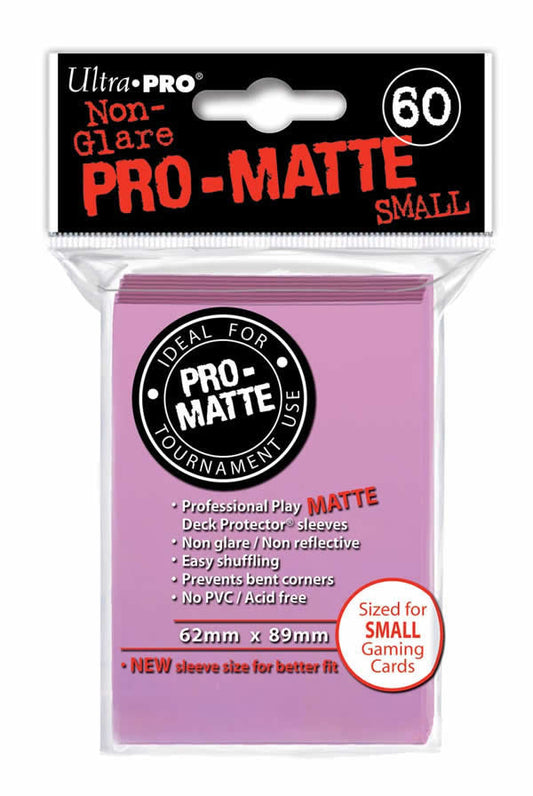 UPR84267 Pink Pro-Matte Small Card Sleeves 60 Count Ultra Pro Main Image