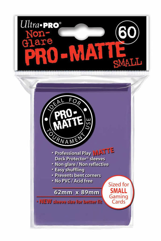 UPR84269 Purple Pro-Matte Small Card Sleeves 60 Count Ultra Pro Main Image