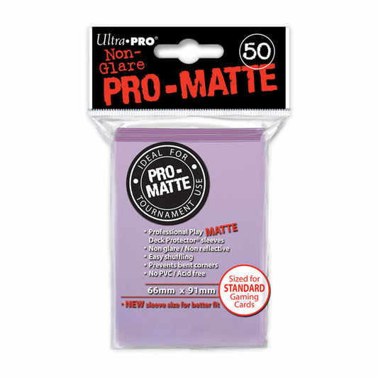 UPR84504 Lilac Standard Card Sleeves Pro Matte 50 Count Ultra Pro Main Image