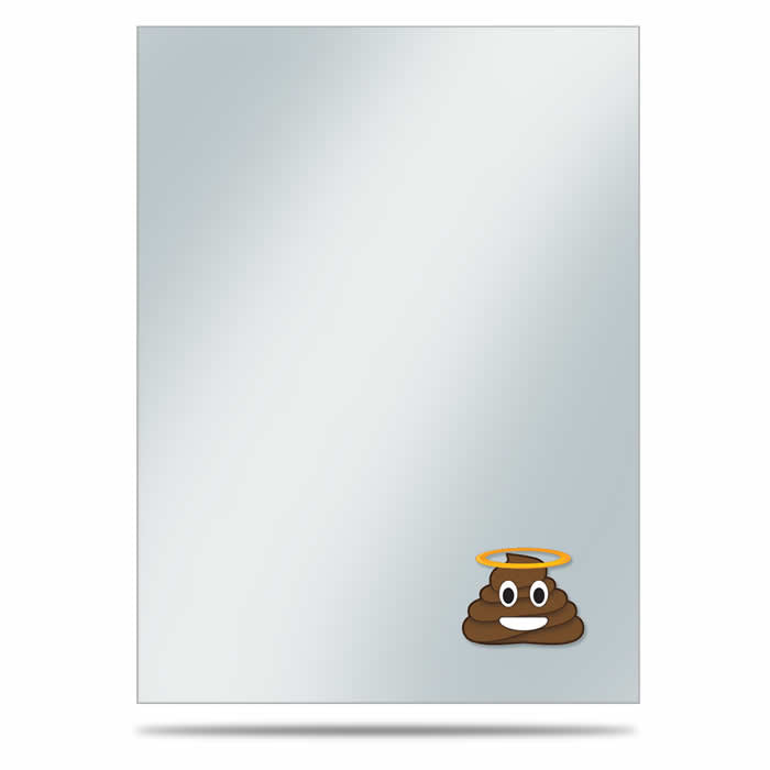 UPR84749 Holy Crap Emoji Standard Card Sleeve Covers 50 Count Main Image