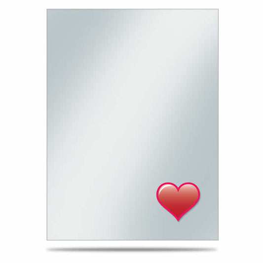 UPR84750 Heart Emoji Standard Card Sleeve Covers 50 Count Main Image