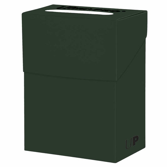 UPR85294 Solid Forest Green Deck Box Holds 80 Standard Cards Ultra Pro Main Image
