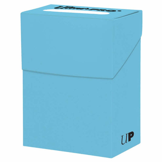 UPR85301 Light Blue Deck Box Holds 80 Standard Cards Ultra Pro Main Image