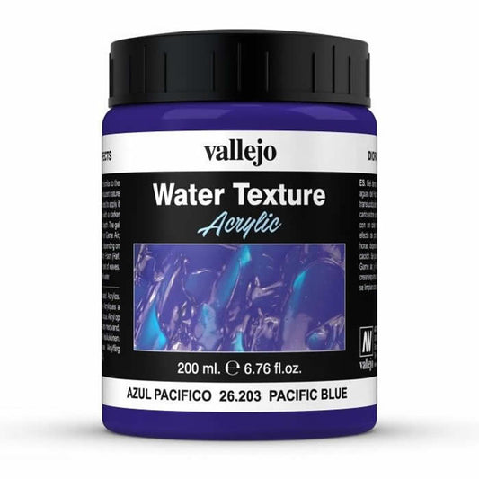 VAL26203 Water Effects Pacific Blue Acrylic Gel 200ml (6.75 Fl. Oz) Jar Main Image