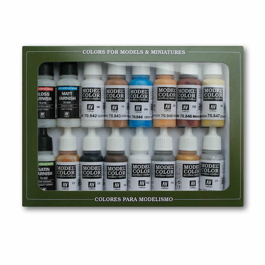 VAL70102 Folkstone Special Acrylic Paint Set 2 Vallejo Paints Main Image