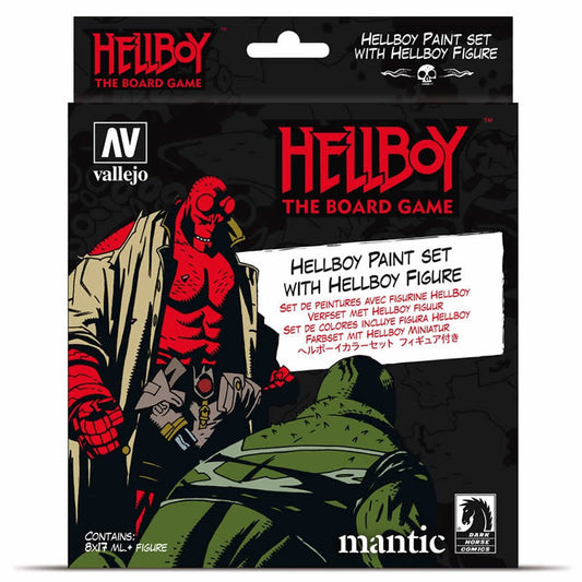 VAL70187 Acrylic Color Paint Set  for Hellboy The Board Game Vallejo Paints Main Image