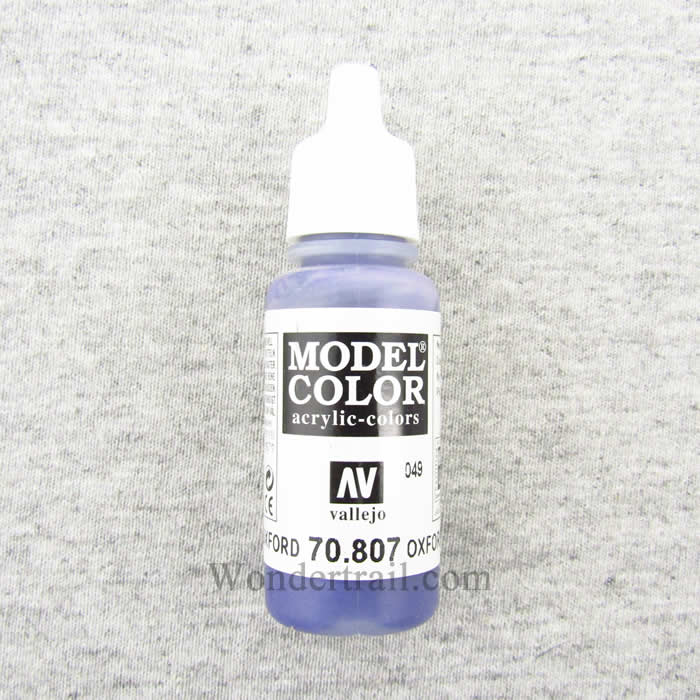 VAL70807 Oxford Blue Model Color Acrylic Paint 17ml (.57 Fl Oz) Bottle Main Image
